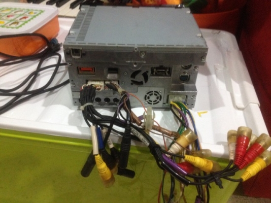 ALPINE VIE X07B เล่น HDD DVD MP3 IPOD BLUTOOTH 7นิ้วเก่าญี่ปุ่นเเท้สภาพสวย