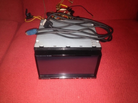 ALPINE VIE X07B เล่น HDD DVD MP3 IPOD BLUTOOTH 7นิ้วเก่าญี่ปุ่นเเท้สภาพสวย