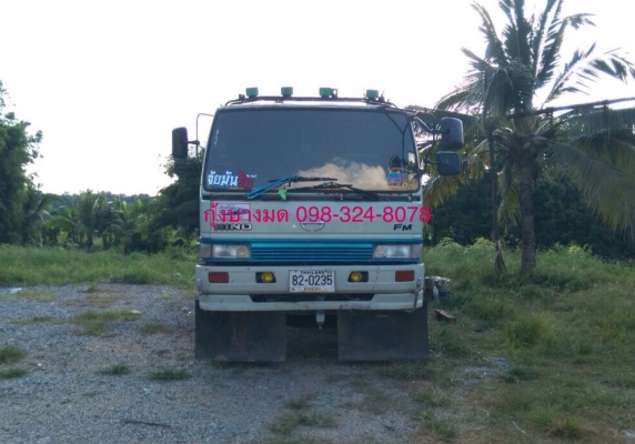 ขายรถสิบล้อดัมพ์ Hino 3M เรื่องเดิม 240 แรง 2 เพลา ปี 38 กระบะดัมพ์สามมิตร มีระบบลากพ่วง ทะเบียนพร้อม