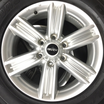 แม็กขอบ18 ป้ายแดง ISUZU Blue Power พร้อมยางป้ายแดง 255-60-18 ปี16 แม็กขอบ18 ป้ายแดง ISUZU Blue Power พร้อมยางป้ายแดง 255-60-18 ปี16