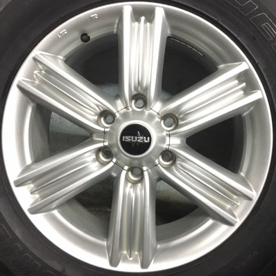 แม็กขอบ18 ป้ายแดง ISUZU Blue Power พร้อมยางป้ายแดง 255-60-18 ปี16 แม็กขอบ18 ป้ายแดง ISUZU Blue Power พร้อมยางป้ายแดง 255-60-18 ปี16