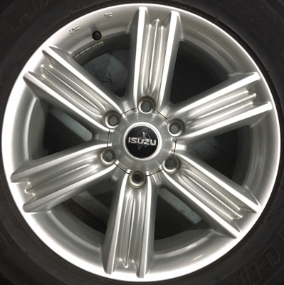 แม็กขอบ18 ป้ายแดง ISUZU Blue Power พร้อมยางป้ายแดง 255-60-18 ปี16 แม็กขอบ18 ป้ายแดง ISUZU Blue Power พร้อมยางป้ายแดง 255-60-18 ปี16