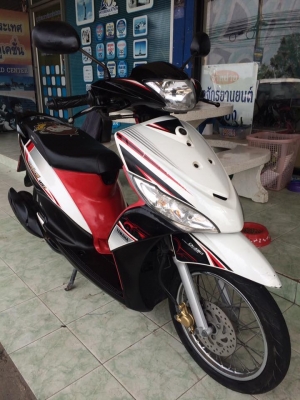 Yamaha Mio115i รถปี55 สีขาว-ดำ-แดง หัวฉีดประหยัดน้ำมัน พร้อมใช้งานครับ