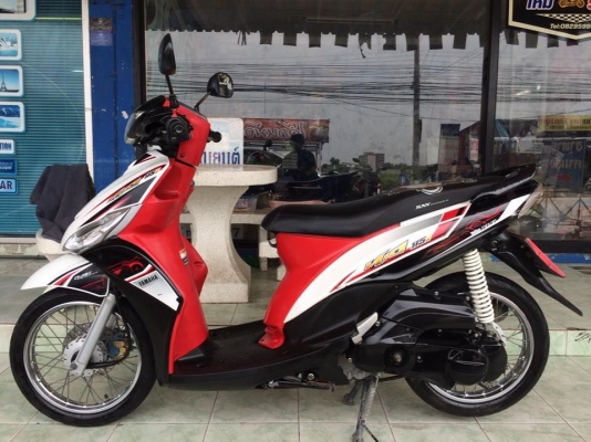 Yamaha Mio115i รถปี55 สีขาว-ดำ-แดง หัวฉีดประหยัดน้ำมัน พร้อมใช้งานครับ