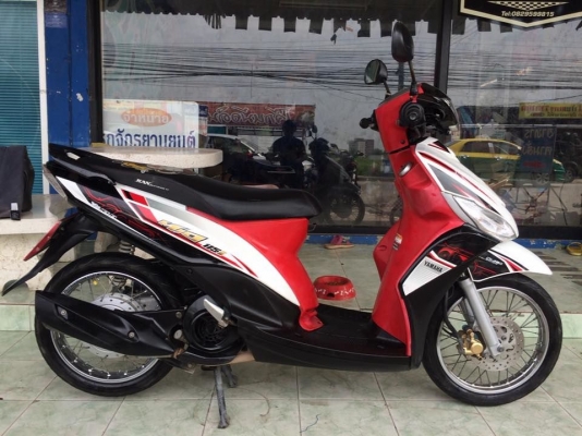 Yamaha Mio115i รถปี55 สีขาว-ดำ-แดง หัวฉีดประหยัดน้ำมัน พร้อมใช้งานครับ