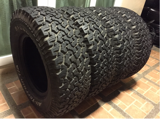 ยาง All BF Goodrich 265 70 16 ปี13 ดอกเต็ม ติดหนวดทุกเส้น ไม่มีปะ ราคาไม่แพง