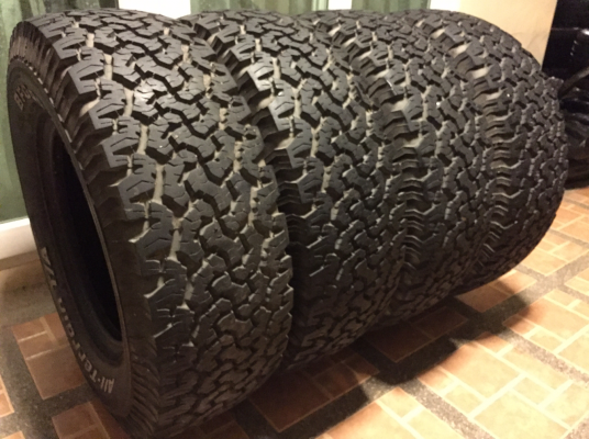 ยาง All BF Goodrich 265 70 16 ปี13 ดอกเต็ม ติดหนวดทุกเส้น ไม่มีปะ ราคาไม่แพง