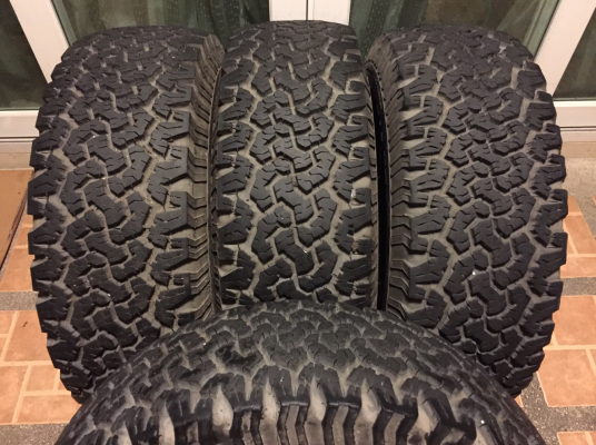 ยาง All BF Goodrich 265 70 16 ปี13 ดอกเต็ม ติดหนวดทุกเส้น ไม่มีปะ ราคาไม่แพง