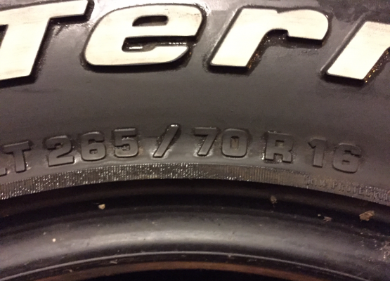 ยาง All BF Goodrich 265 70 16 ปี13 ดอกเต็ม ติดหนวดทุกเส้น ไม่มีปะ ราคาไม่แพง