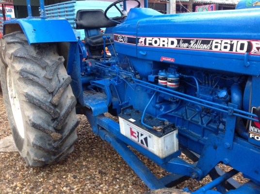 แทรกเตอร์ฟอรด 6600 สภาพดีพร้อมใช้งานมีผานดันและผานหลัง ราคา 300000 บ