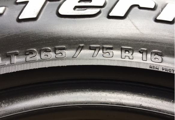 ยาง All BF Goodrich 265 75 16 ปี11 ดอกเยอะ พร้อมใช้งาน ราคาไม่แพง