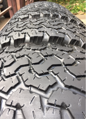 ยาง All BF Goodrich 265 75 16 ปี11 ดอกเยอะ พร้อมใช้งาน ราคาไม่แพง