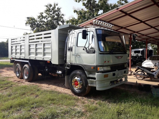 ขายรถบรรทุกสิบล้อดัมพ์ Hino 3M เครื่องเดิม 240 แรง 2 เพลา ปี 39 กระบะดัมพ์เหล็ก มีระบบลากพ่วง ยางใหม่ รถพร้อมใช้งาน ทะเบียนพร้อม