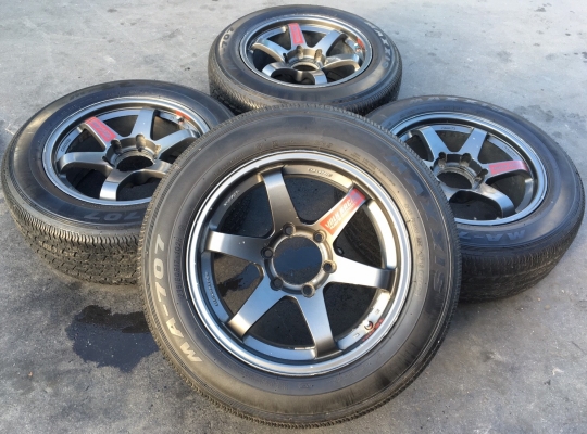 ขาย ล้อแม็ก TE37SL ขอบ17 พร้อมยาง 235-60-17 Maxxis