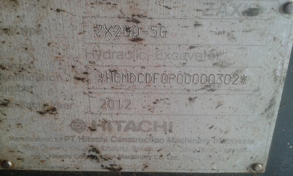 ขาย Hitachi Zx 200-5g ปี2012