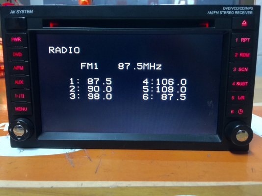 ขายวิทยุ 2 DIN จีนเล่น DVD จอ 6.5" สภาพใช้งานได้ปกติเลย ขายวิทยุ 2 DIN จีนเล่น DVD จอ 6.5" สภาพใช้งานได้ปกติเลย