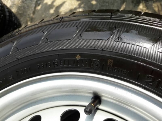 ล้อกะทะขอบ15 พร้อมยางป้ายแดงปี16 ชุดล่ะ9500