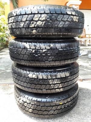 ล้อกะทะขอบ15 พร้อมยางป้ายแดงปี16 ชุดล่ะ9500