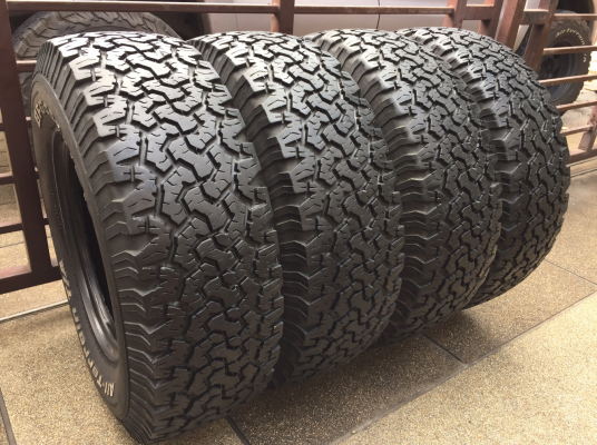 ยาง All BF Goodrich 265 75 16 ดอกเต็ม ติดหนวดทุกเส้น ไม่มีปะ ใช้งานน้อย ราคาไม่แพง