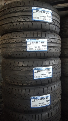 ยางใหม่ปีเก่า215/45/17 ปี 14 TOYO DRB เส้นละ1,950 บาท