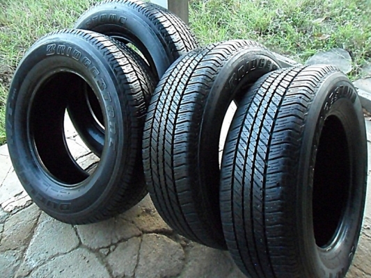 ยาง17กระบะสูง บริดสโตน265-65-R17ลงพื้นปี13 (4เส้น 3,500)ดอกหนา1เซ็น ยาง17กระบะสูง บริดสโตน265-65-R17ลงพื้นปี13 (4เส้น 3,500)ดอกหนา1เซ็น