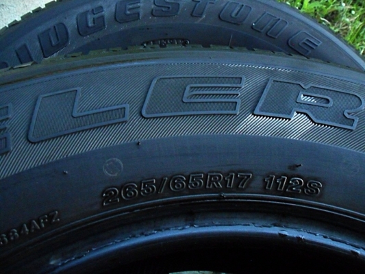 ยาง17กระบะสูง บริดสโตน265-65-R17ลงพื้นปี13 (4เส้น 3,500)ดอกหนา1เซ็น ยาง17กระบะสูง บริดสโตน265-65-R17ลงพื้นปี13 (4เส้น 3,500)ดอกหนา1เซ็น