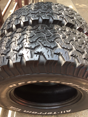 ยางคู่ All BF Goodrich 31 10.5 R15 พร้อมใช้งาน ราคาไม่แพง