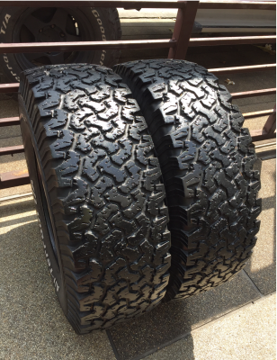 ยางคู่ All BF Goodrich 31 10.5 R15 พร้อมใช้งาน ราคาไม่แพง