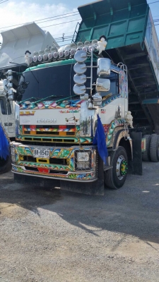 ขายรถสิบล้อดัมพ์ Isuzu เครื่อง 360 แรง ปร 55 กระบะดัมพ์มิเนียม ไมล์ 170,000 ยางเต็ม รถไม่เคยแบกน้ำหนัก มีระบบลากพ่วง ทะเบียนพร้อม