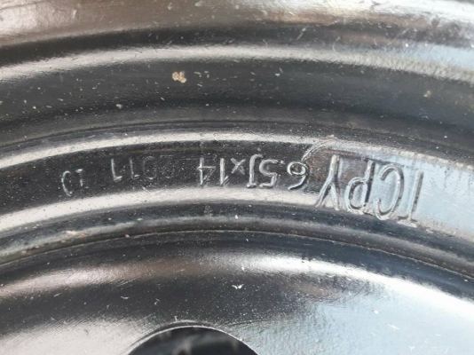 !! ล้อกระบะบรรทุก ทั้งชุด 4 ล้อ ใส่รถกระบะ 5 รู ล้อหน้า 195 R 14 ล้อหลัง 215 R14