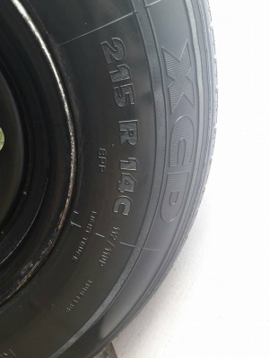 !! ล้อกระบะบรรทุก ทั้งชุด 4 ล้อ ใส่รถกระบะ 5 รู ล้อหน้า 195 R 14 ล้อหลัง 215 R14