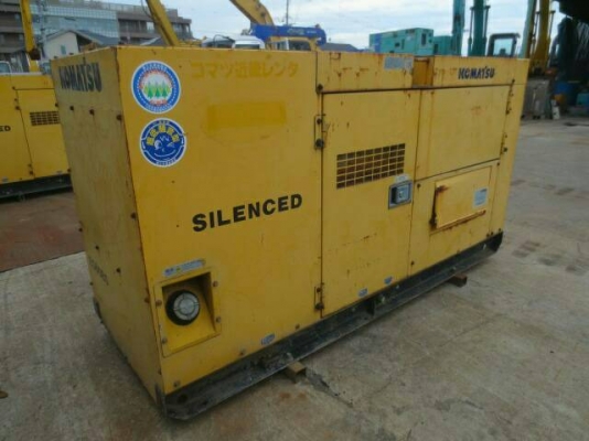 เครื่องปั่นไฟ Komatsu EG60BS 50/60kva. เครื่องยนต์ Isuzu นำเข้าจากญี่ปุ่น by OEK