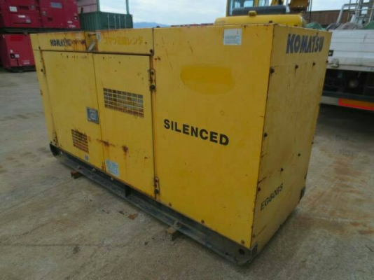 เครื่องปั่นไฟ Komatsu EG60BS 50/60kva. เครื่องยนต์ Isuzu นำเข้าจากญี่ปุ่น by OEK