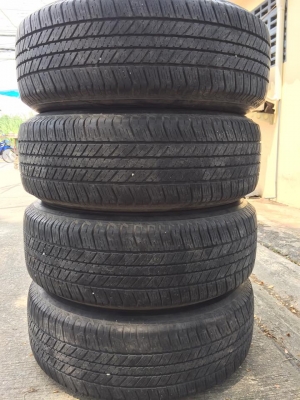 ขายล้อ TOYOTA VIGO CHAMP ขอบ17 6รู พร้อมยาง BRIDGESTONE 265-65-17 ปี12 ดอกเต็ม ใช้งานยาวๆ ชุดละ 9,500 บาท