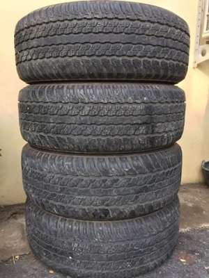 ขายยาง YOKOHAMA GEOLANDAR A/T G94 265-65-17 ปี15 ดอกหนาจัด ไม่มีตำหนิ ไม่มีปะ ชุดละ 7,900 บาท