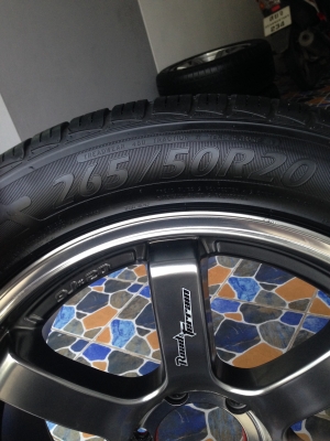 ขายล้อแม็คLENSO RT 7 ของแท้พร้อมยาง