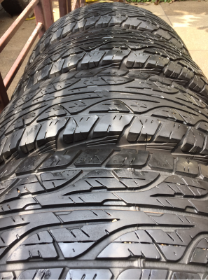 ยาง All DUNLOP AT3 265 70 16 ปี15 ดอกเต็ม ไม่มีปะ ราคาไม่แพง