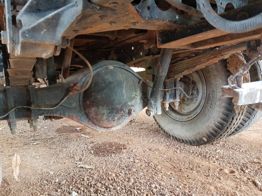 6 ล้อ ISUZU NPR 120 แรง ดั้มดิน กระบะ 4 เมตร หน้า-หลัง F รถ ปี 41