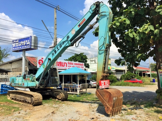 KOBELCO SK210LC mark3 บูมยาว 14เมตร บุ้งกี๋ใหญ่ มีไลน์หัวเจาะ