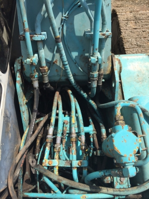 KOBELCO SK210LC mark3 บูมยาว 14เมตร บุ้งกี๋ใหญ่ มีไลน์หัวเจาะ