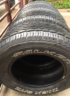 ยาง All Falken 265 65 17 ปี14 ดอกเต็ม ใช้ยาว ราคาไม่แพง