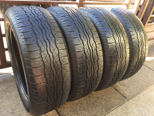 ยาง Bridgestone 235 55 18 ปลายปี14 ดอกเต็ม ไม่มีปะ ราคาไม่แพง ยาง Bridgestone 235 55 18 ปลายปี14 ดอกเต็ม ไม่มีปะ ราคาไม่แพง