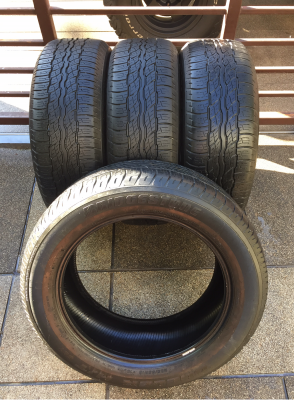 ยาง Bridgestone 235 55 18 ปลายปี14 ดอกเต็ม ไม่มีปะ ราคาไม่แพง ยาง Bridgestone 235 55 18 ปลายปี14 ดอกเต็ม ไม่มีปะ ราคาไม่แพง