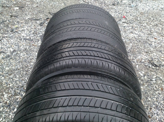 ขายแม็กTE37ขอบ15 หน้าตื่น7นิ้ว หลังลึก8นิ้ว พร้อมยางฟอลเคน195/55R15 ปี13 จำนวน 1 ชุด