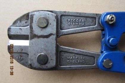 ขายกรรไกรตัดเหล็กRECORD 914  Made in England.ใหม่เก่าเก็บ