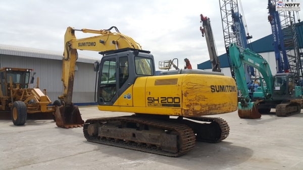 Sumitomo SH200-5 2007Yr 5,041 ชม. สภาพสวยนำเข้า ไม่เคยใช้งานในไทย  062-709-1748  ธีรเทพ
