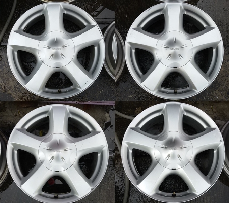 แม็ก Isuzu D-max V-crossขอบ 17 สภาพเดิมสวย ไม่คดไม่ดุ้ง สภาพพร้อมใช้งาน ราคา 4 วง 4,900- 5,500 บาท