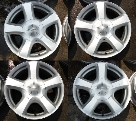 แม็ก Isuzu D-max V-crossขอบ 17 สภาพเดิมสวย ไม่คดไม่ดุ้ง สภาพพร้อมใช้งาน ราคา 4 วง 4,900- 5,500 บาท