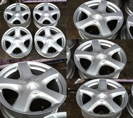 แม็ก Isuzu D-max V-crossขอบ 17 สภาพเดิมสวย ไม่คดไม่ดุ้ง สภาพพร้อมใช้งาน ราคา 4 วง 4,900- 5,500 บาท