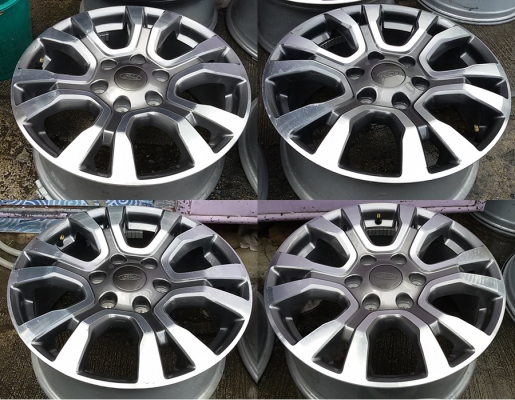 แม็ก Ford New Ranger Wildtrak  ขอบ 18  สภาพสวยเดิมถอดป้ายแดง มีรอยบ้างเล็กน้อย